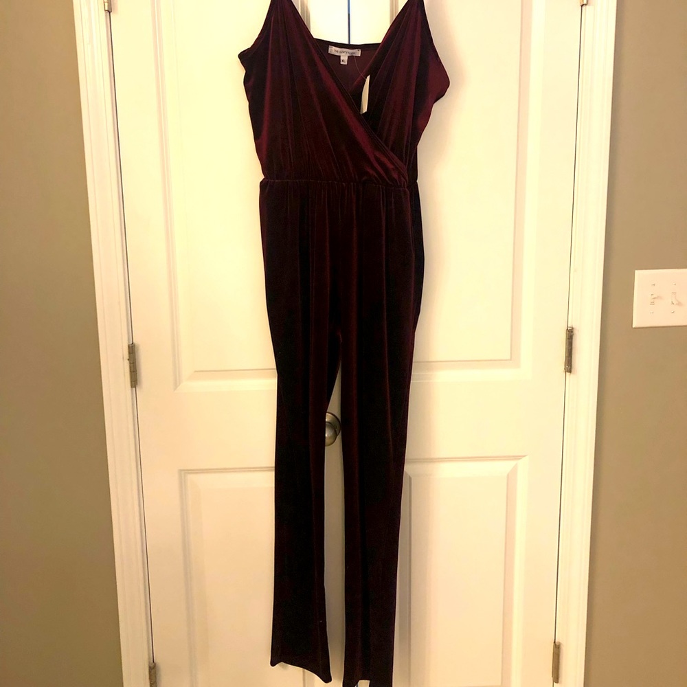 Sexy Burgundy Velvet Jumper from Nordstrom Rack